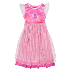 Girl's Wicked Glinda Fantasy Nightgown Pajamas Pink Size 4